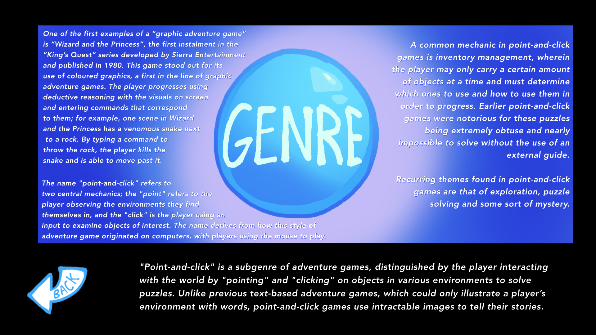 Point and Click Background